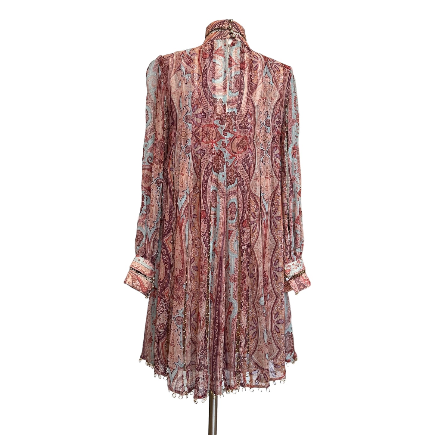 Paisley Dress w/Hoops - 1