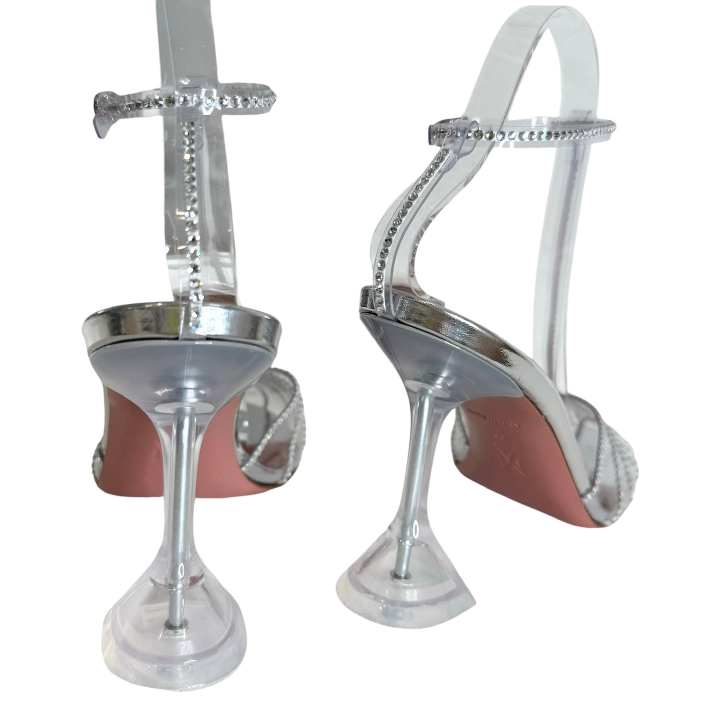 Clear Plexi & Crystal Heels - 8