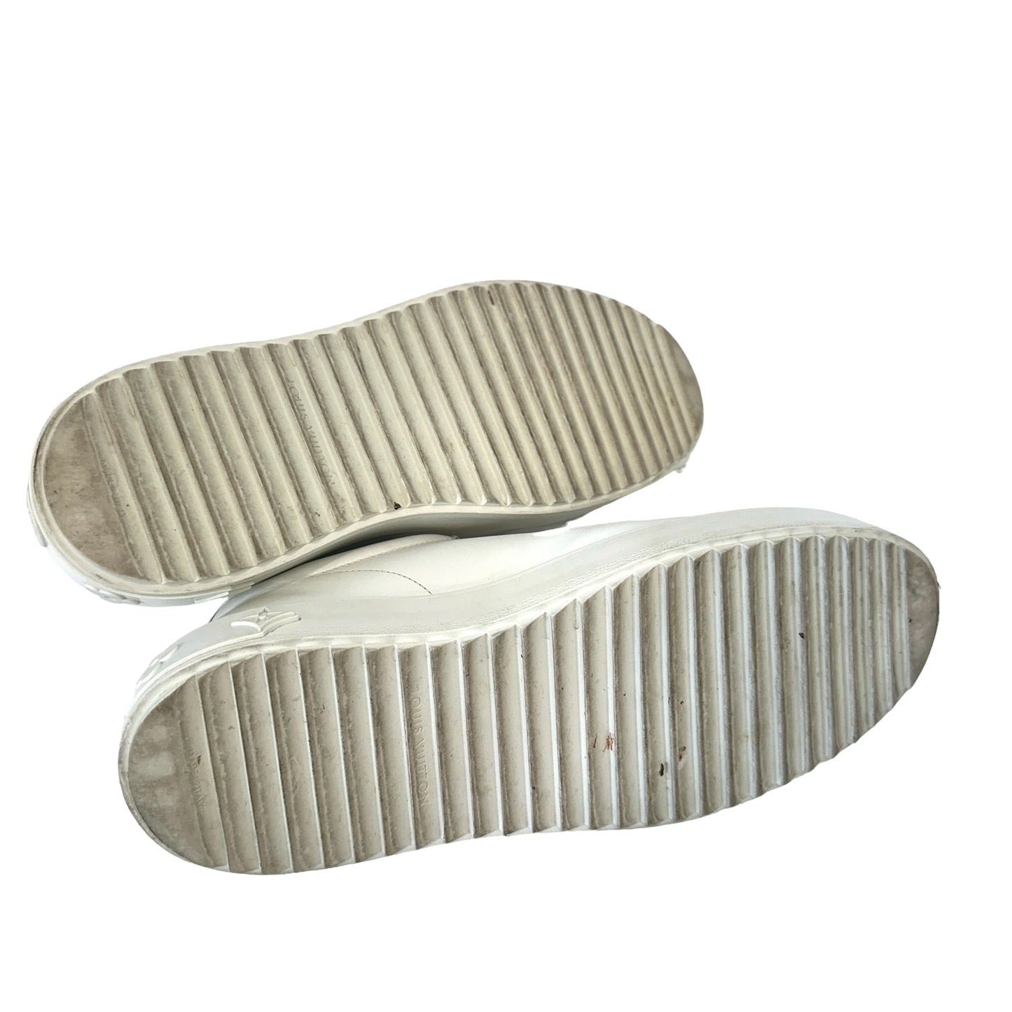 White Logo Sneakers - 7.5