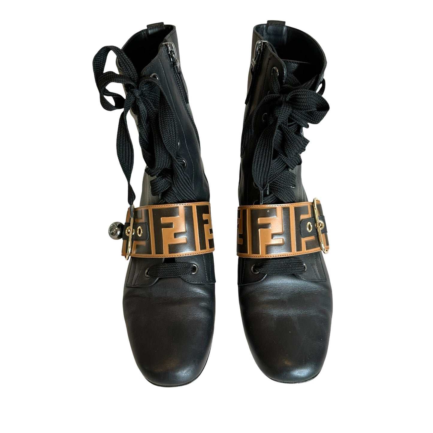 Black Logo Boots - 8
