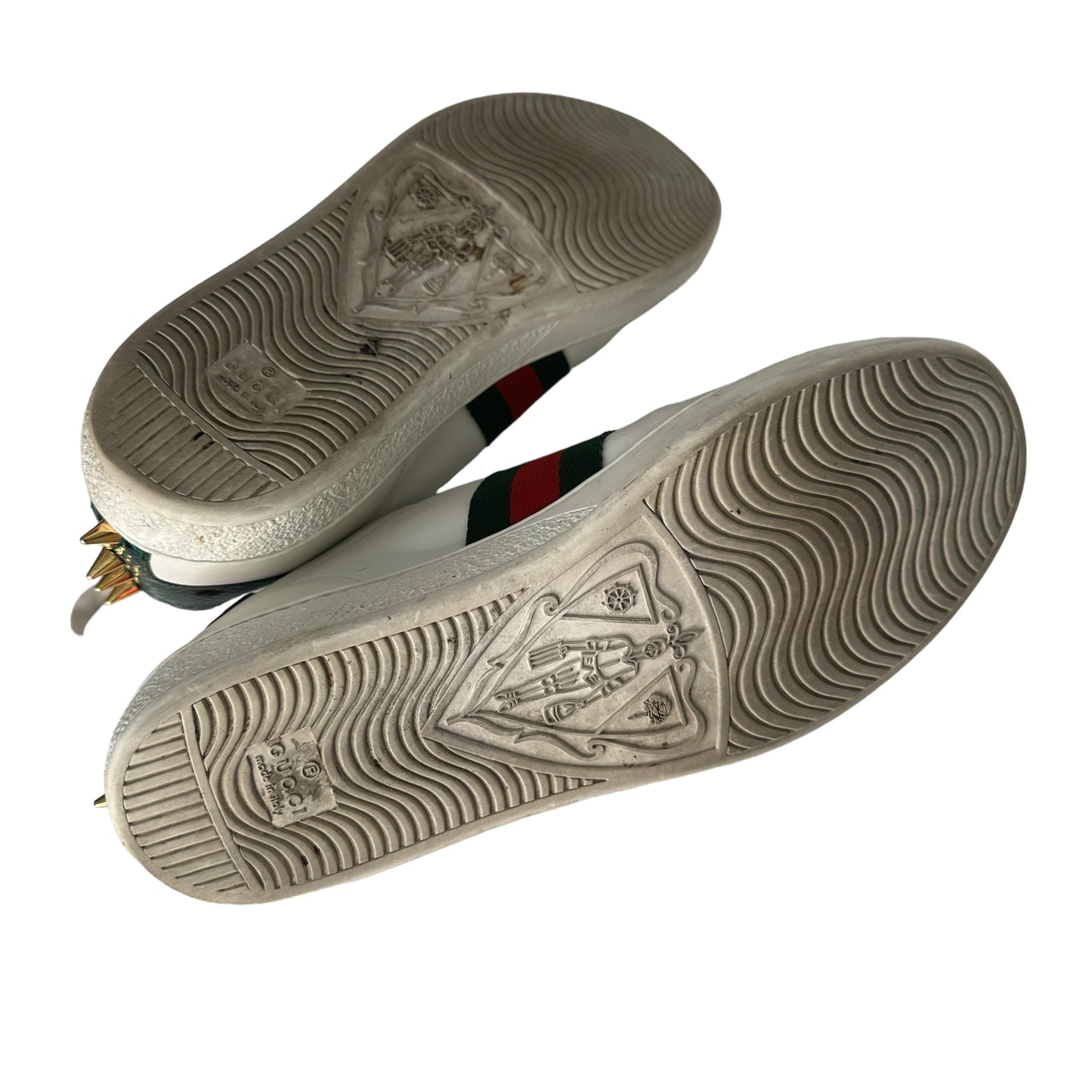 White Leather Sneakers - 8