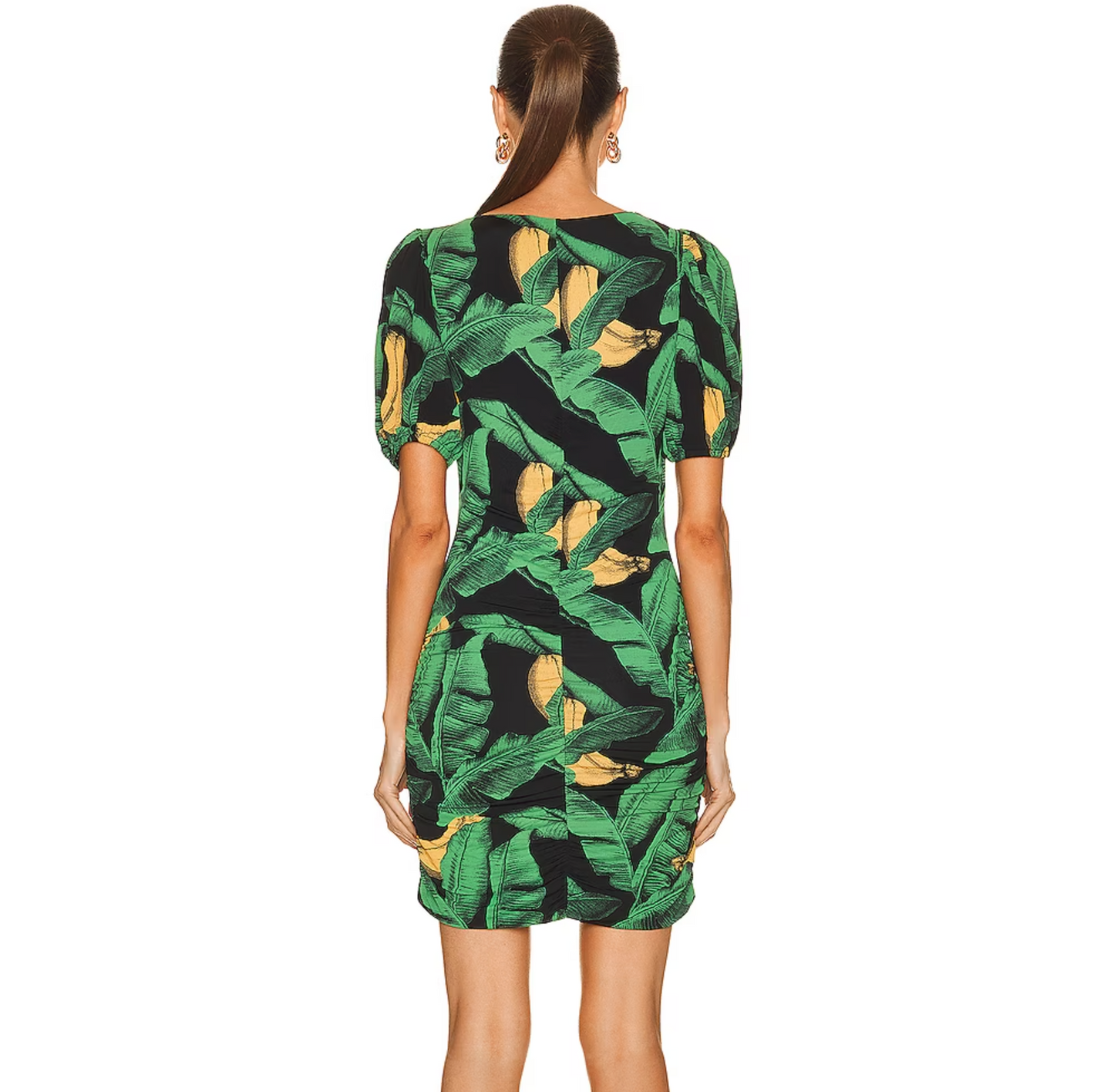 Banana Leaves Mini Dress - XS