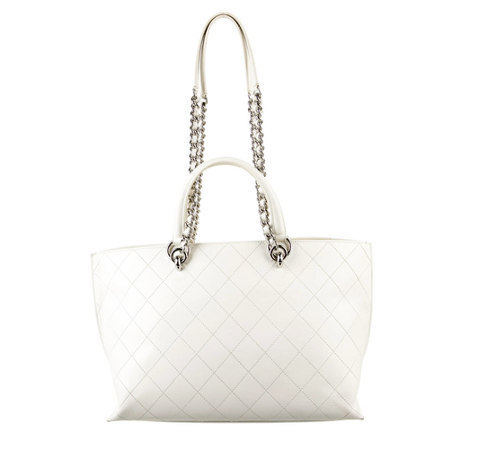 Chanel White Ring Tote