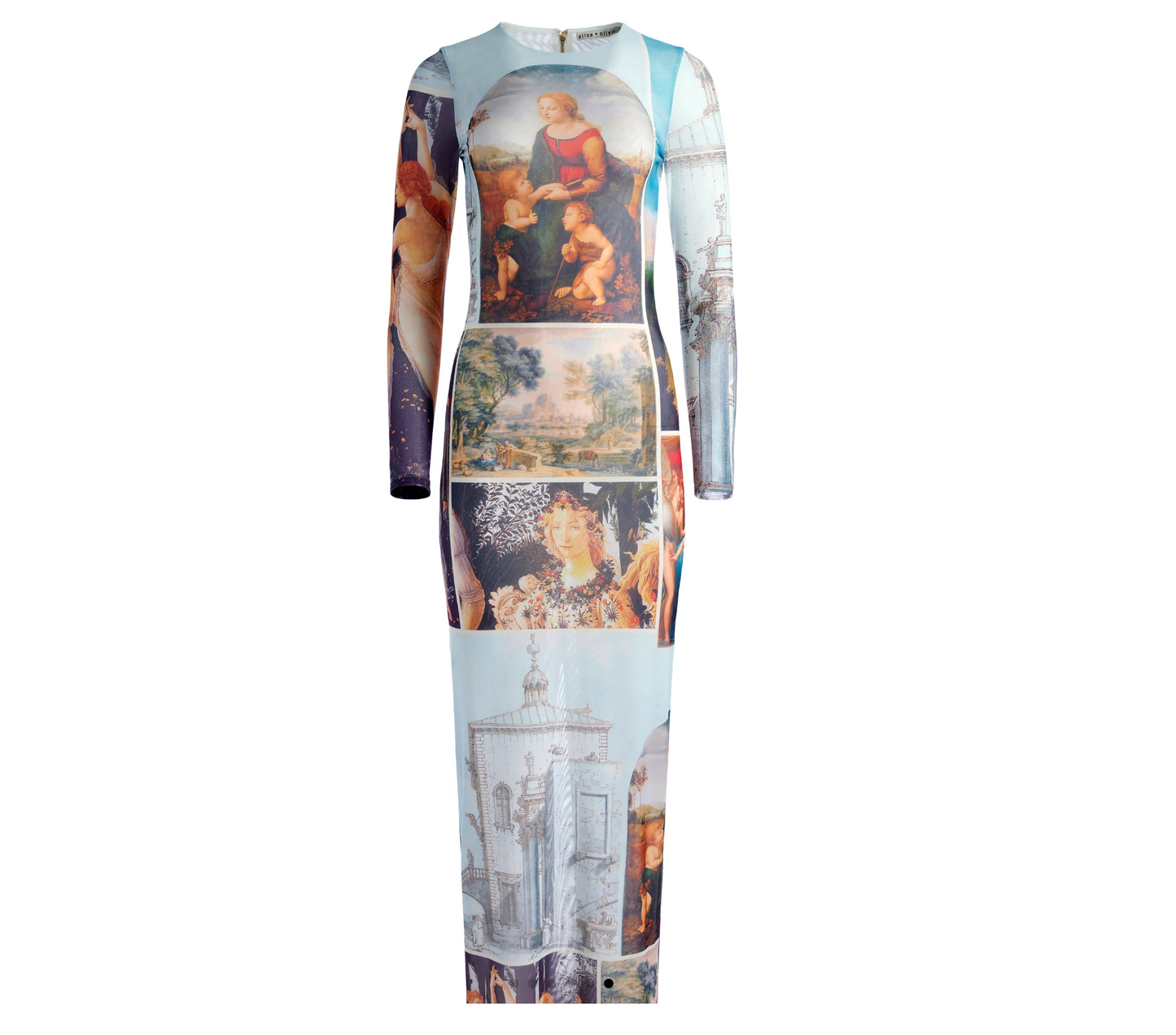 Printed Maxi Dress - S