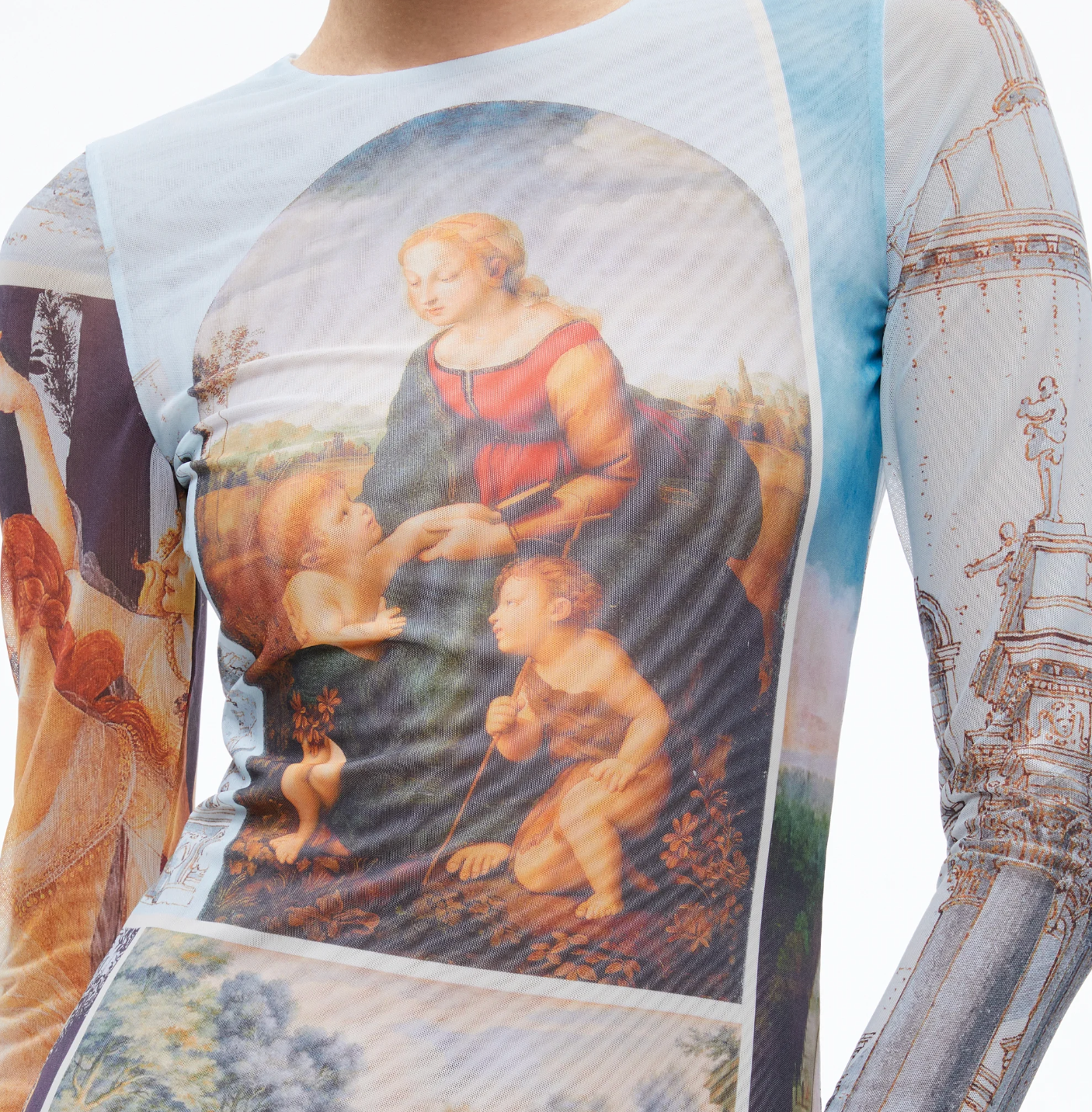 Printed Maxi Dress - S