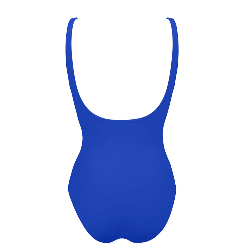 Navy One Piece Swimsuit - M