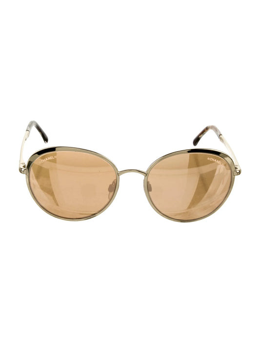 Round Mirrored Sunglasses