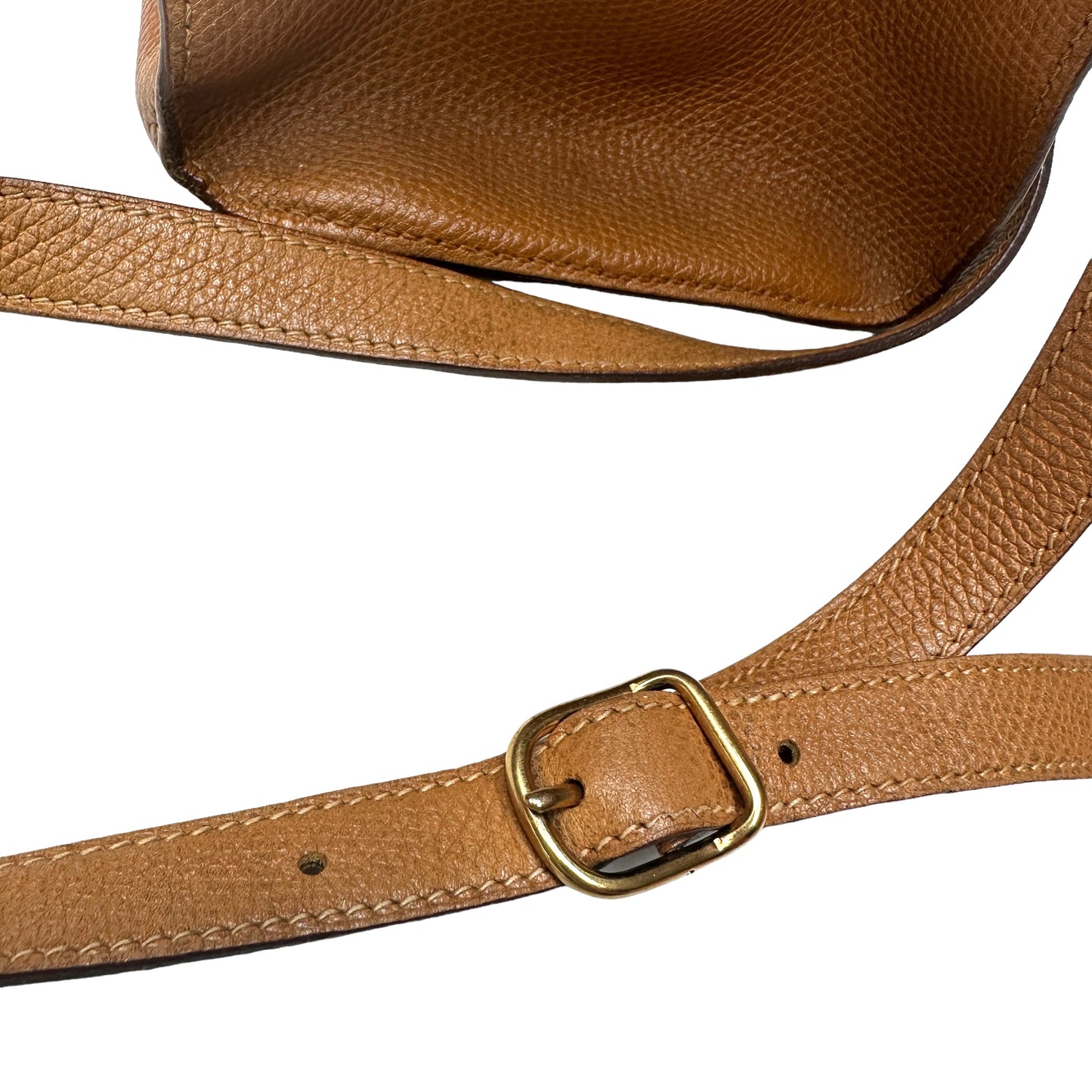 Vintage Kelly Sport Gold Leather Bag