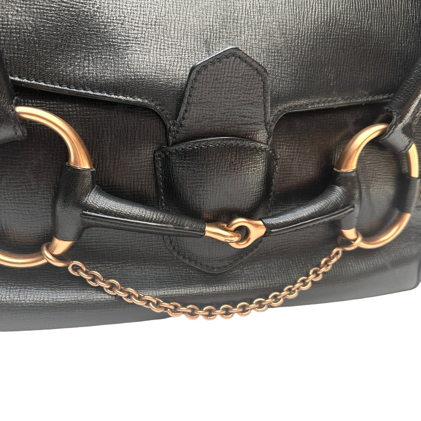 Large Black Leather Bag