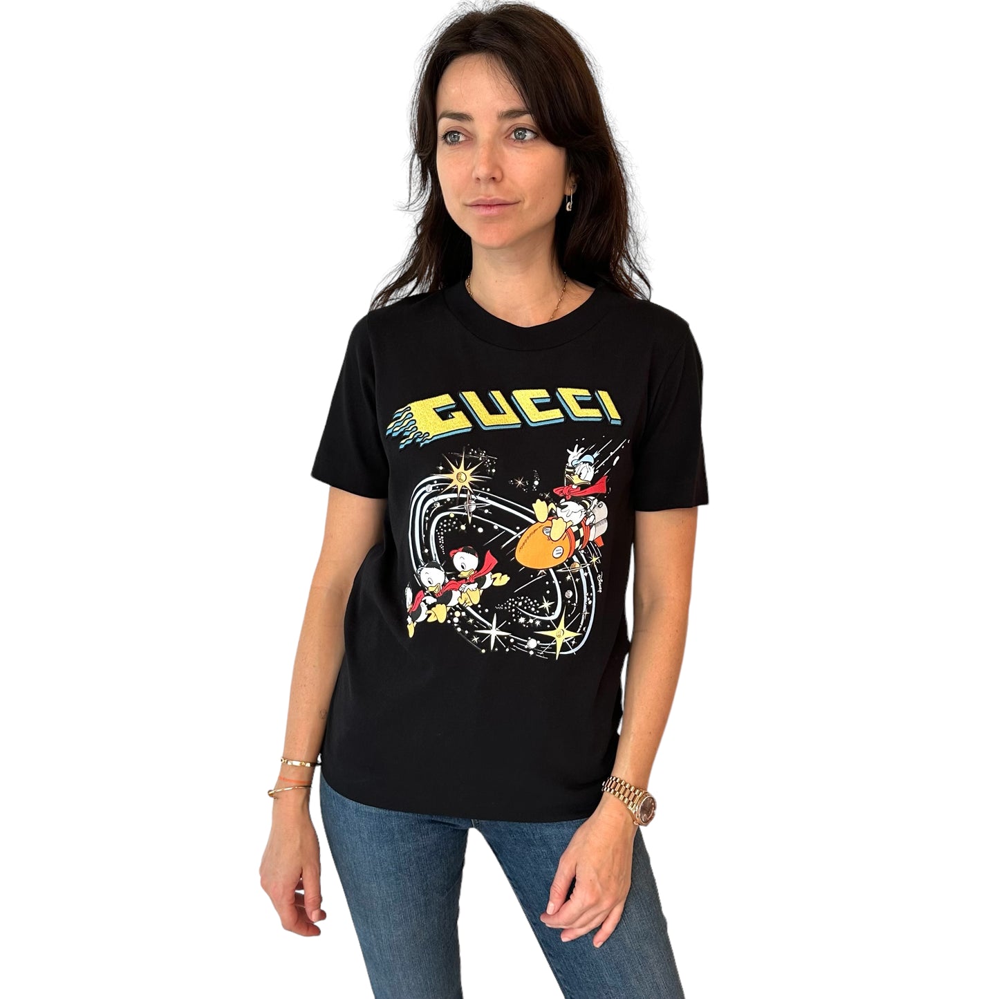 Black Logo Disney Collab T-Shirt - S