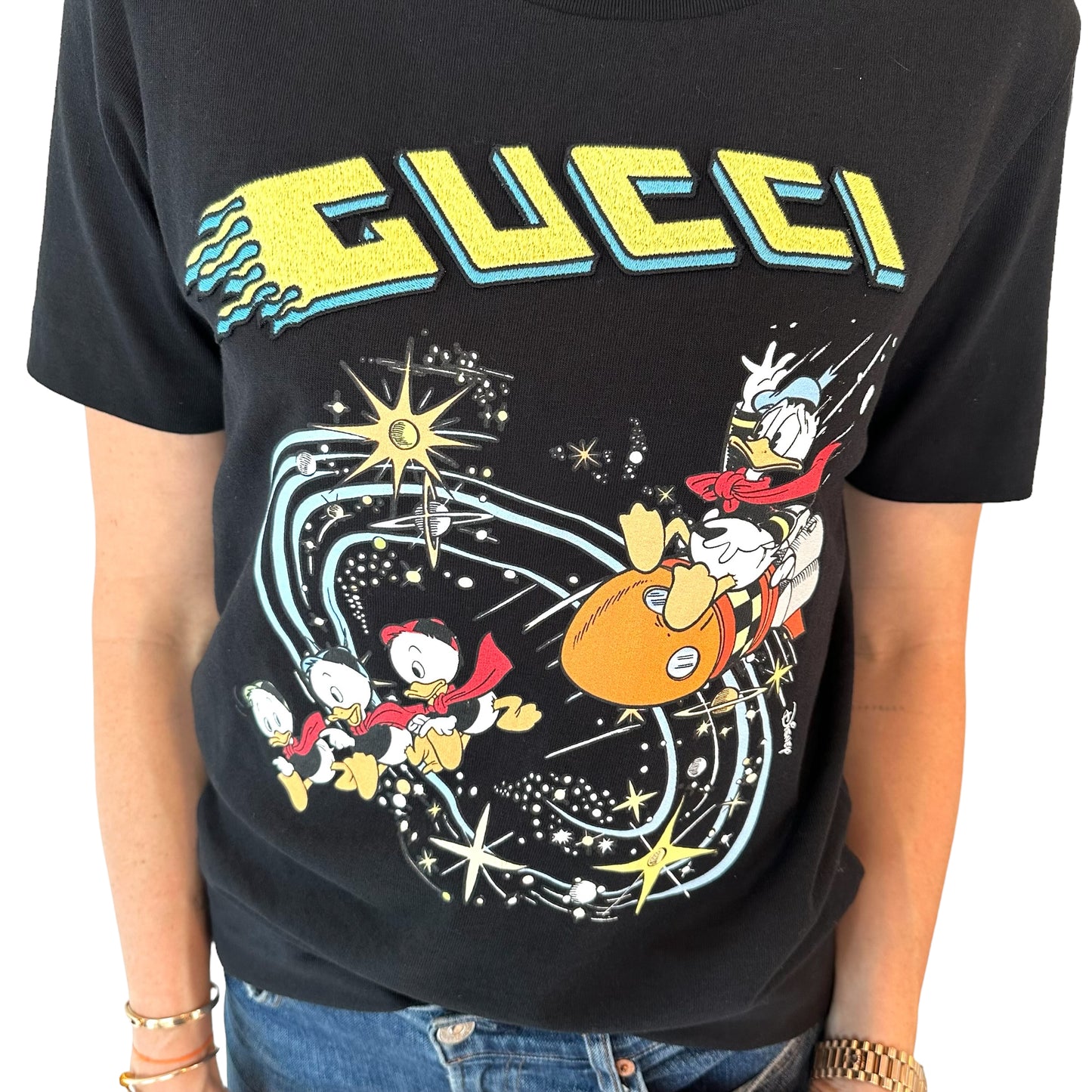 Black Logo Disney Collab T-Shirt - S