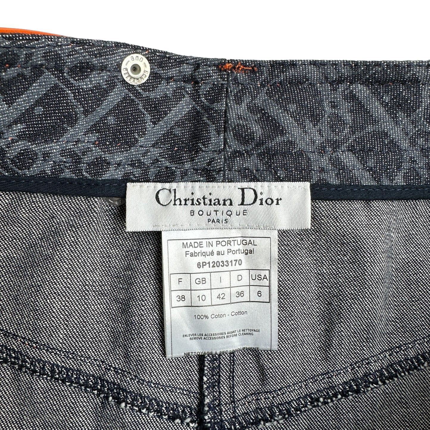 Vintage Logo Denim Skirt - 6