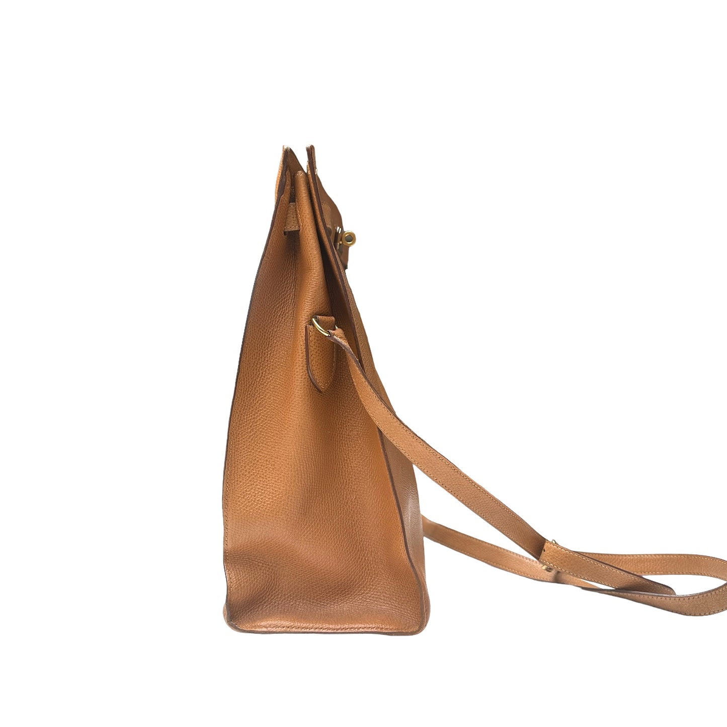 Vintage Kelly Sport Gold Leather Bag