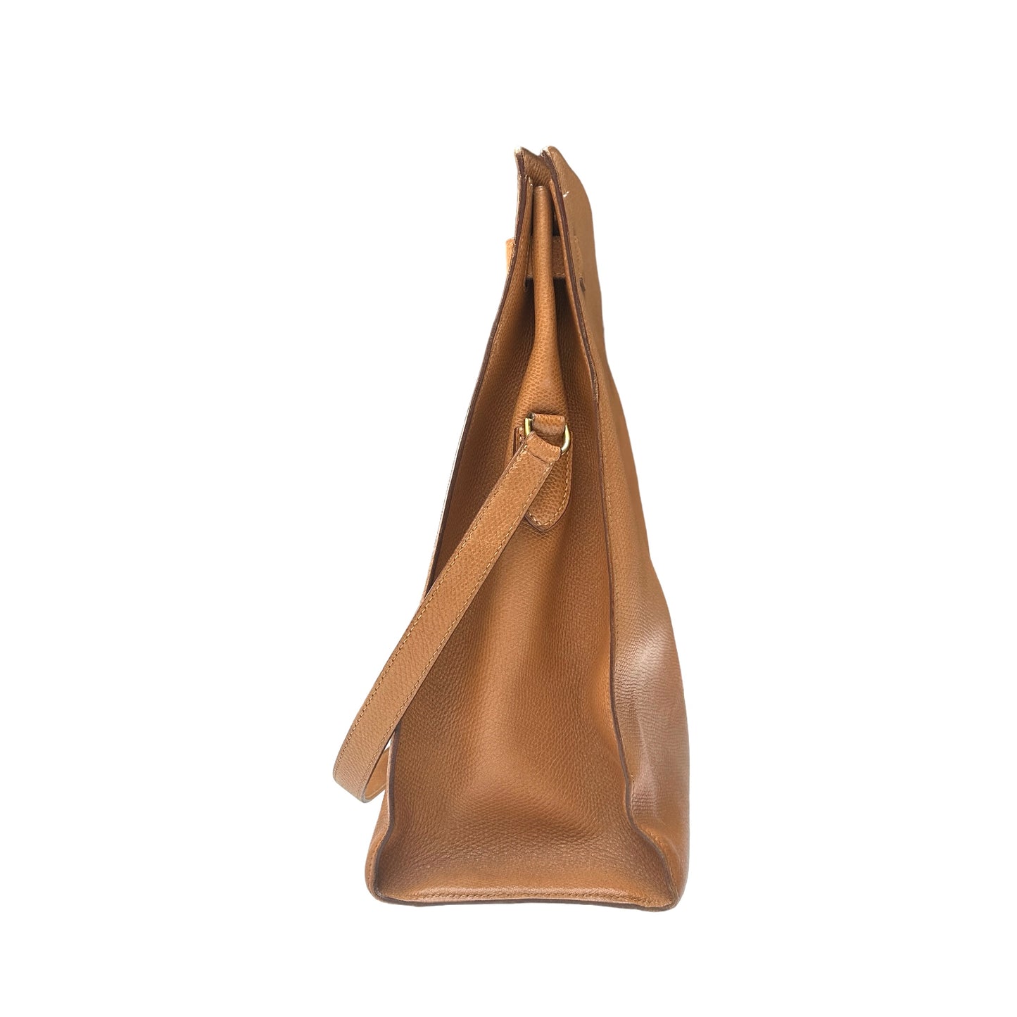 Vintage Kelly Sport Gold Leather Bag