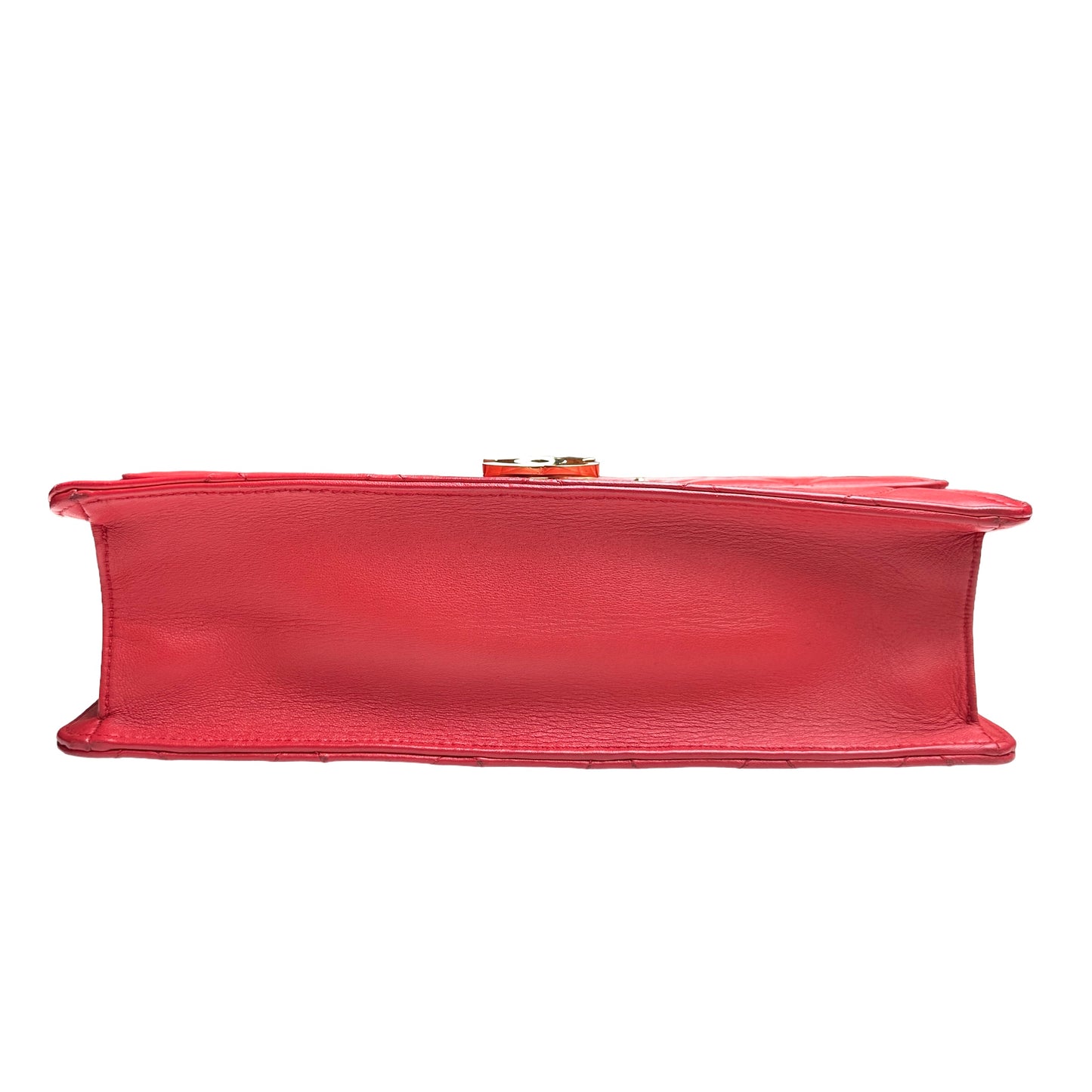 Red Flap with Gold Hardware Bag