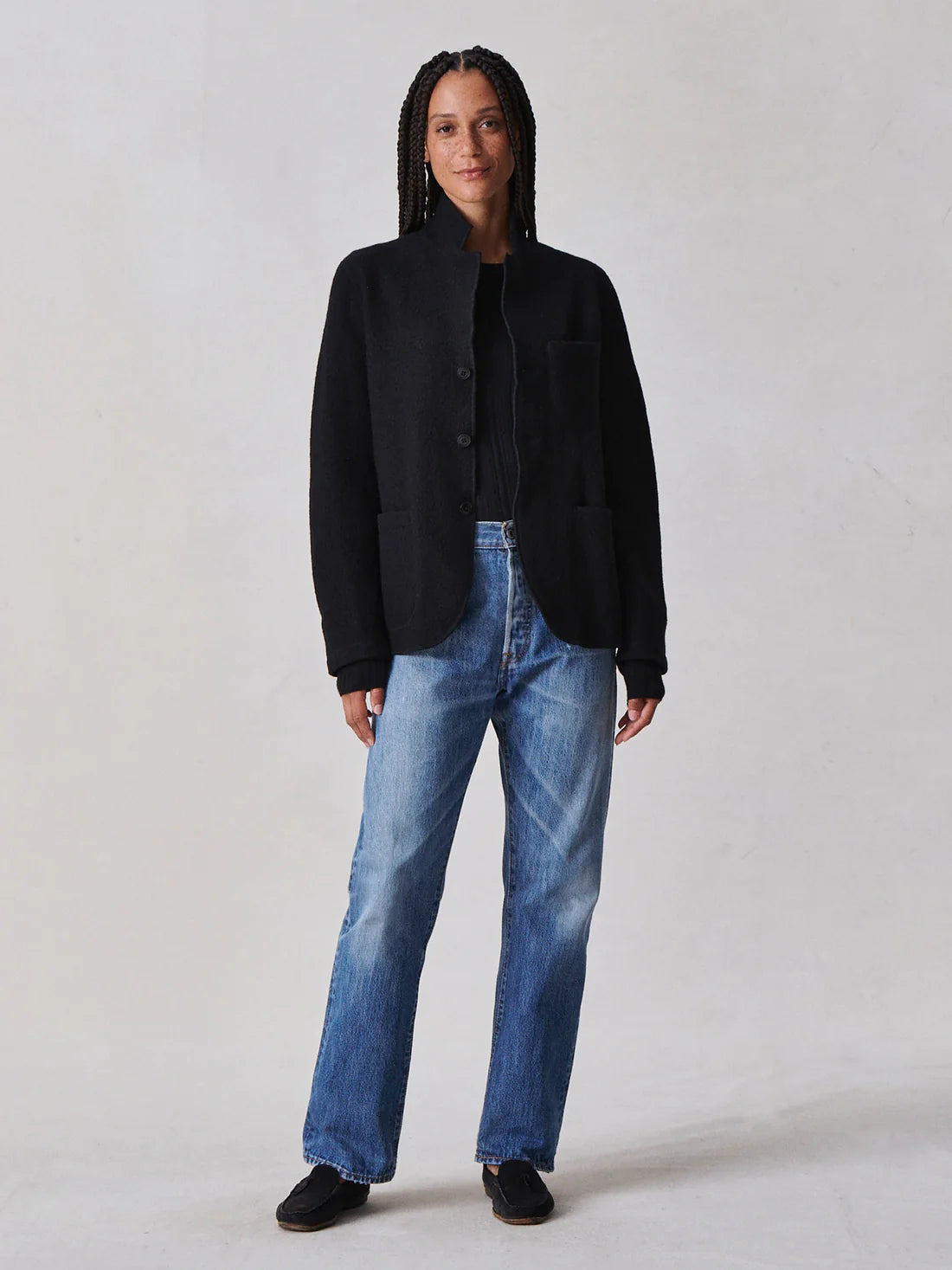 Black Soft Jacket - S