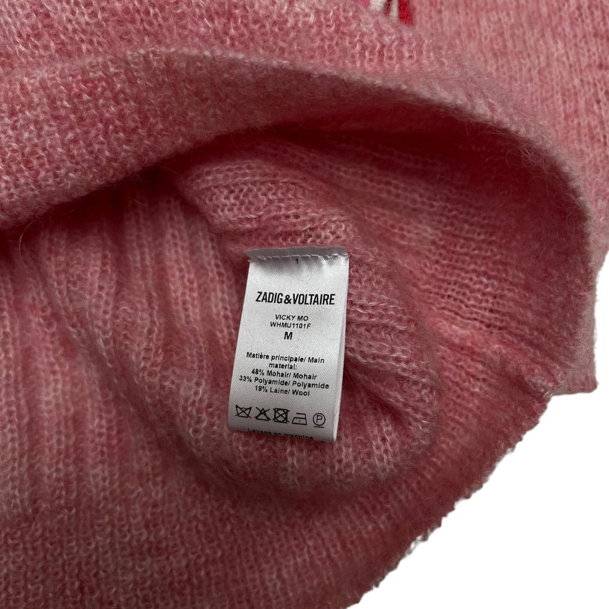 Pink Oversized Sweater - M