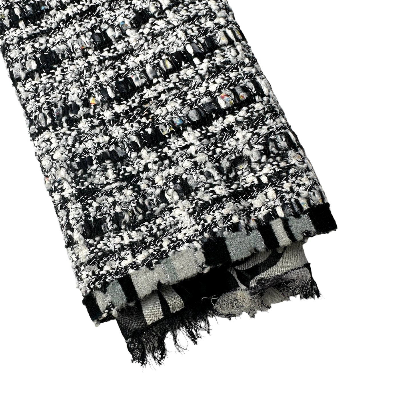 Black & White Tweed Blazer - M