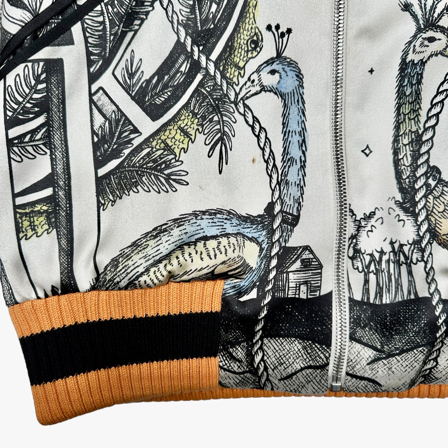 Silk Bomber Jacket - S