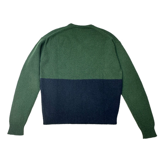 Colorblock Cashmere Sweater - M