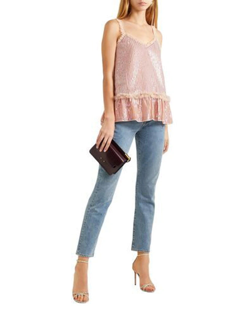 Pink Sequins Top - XS