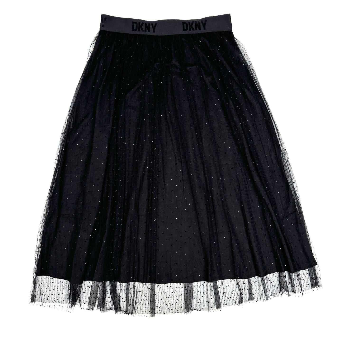 Black Tulle Skirt w/Crystals - M