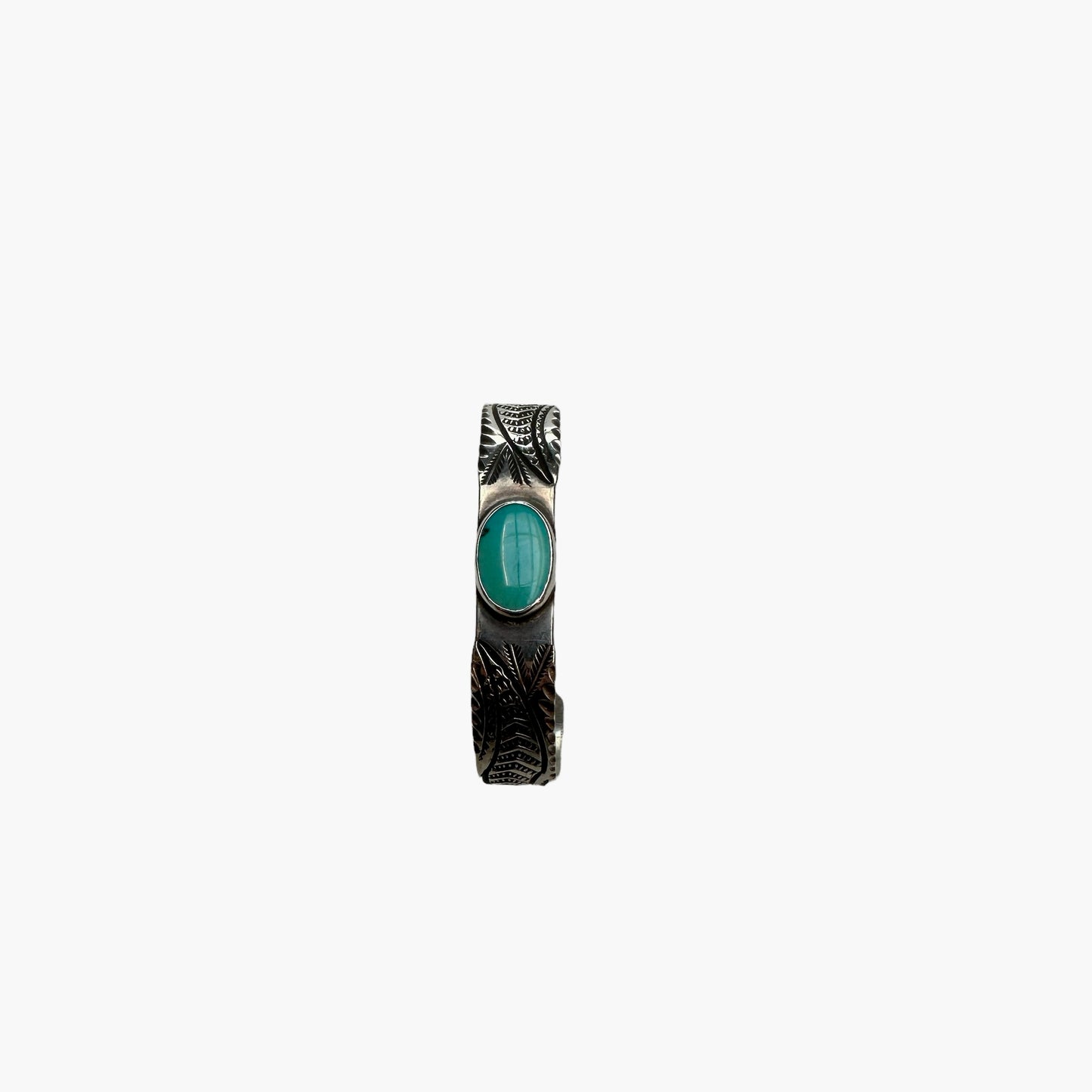 RRL Turquoise Silver Cuff