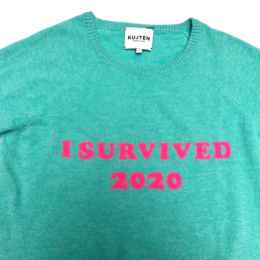 Turquoise Cashmere Sweater - S