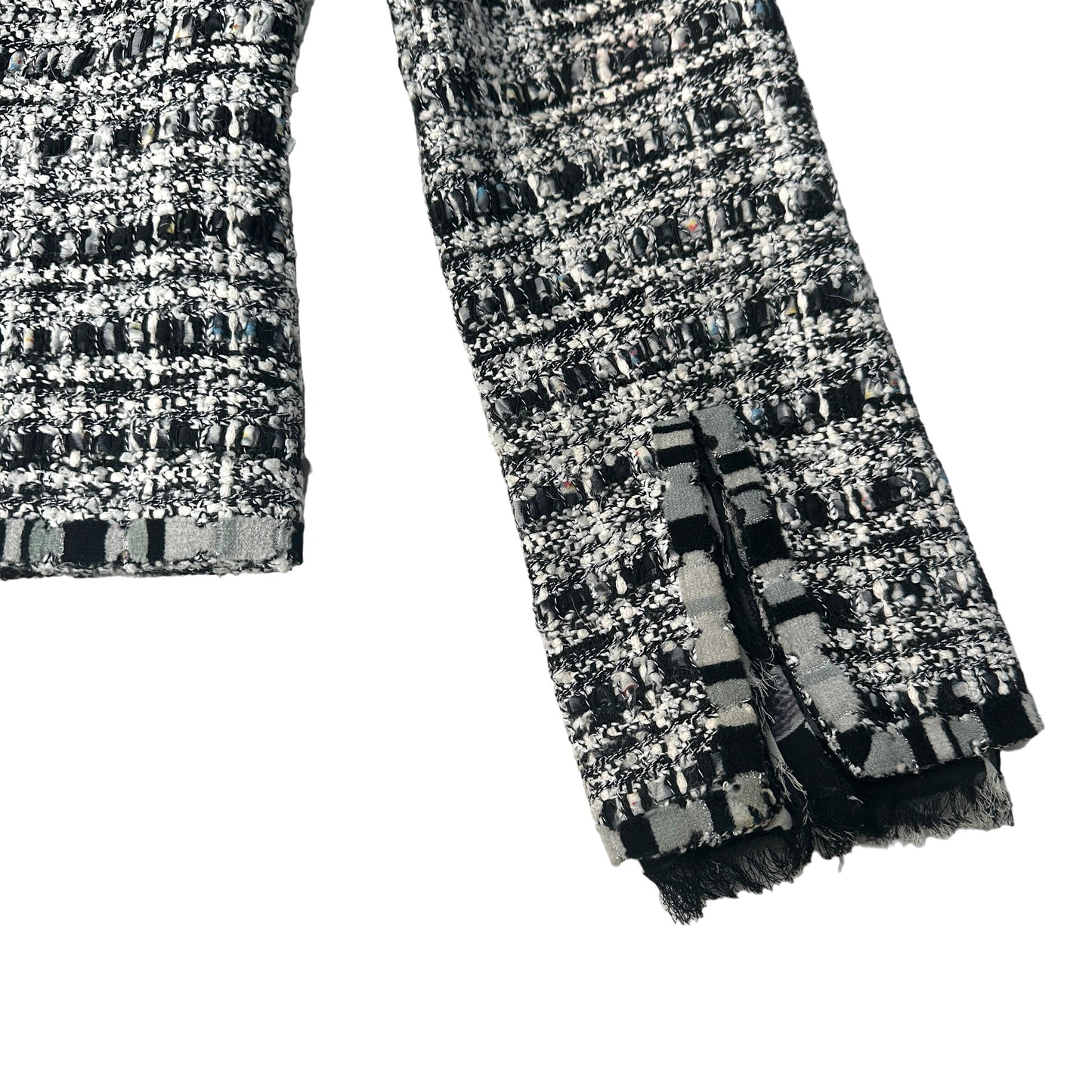 Black & White Tweed Blazer - M