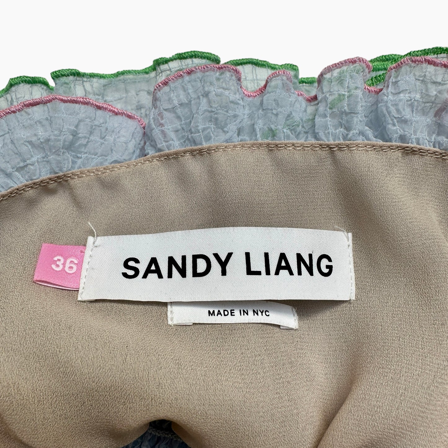 Pale Blue Cropped Top - XS