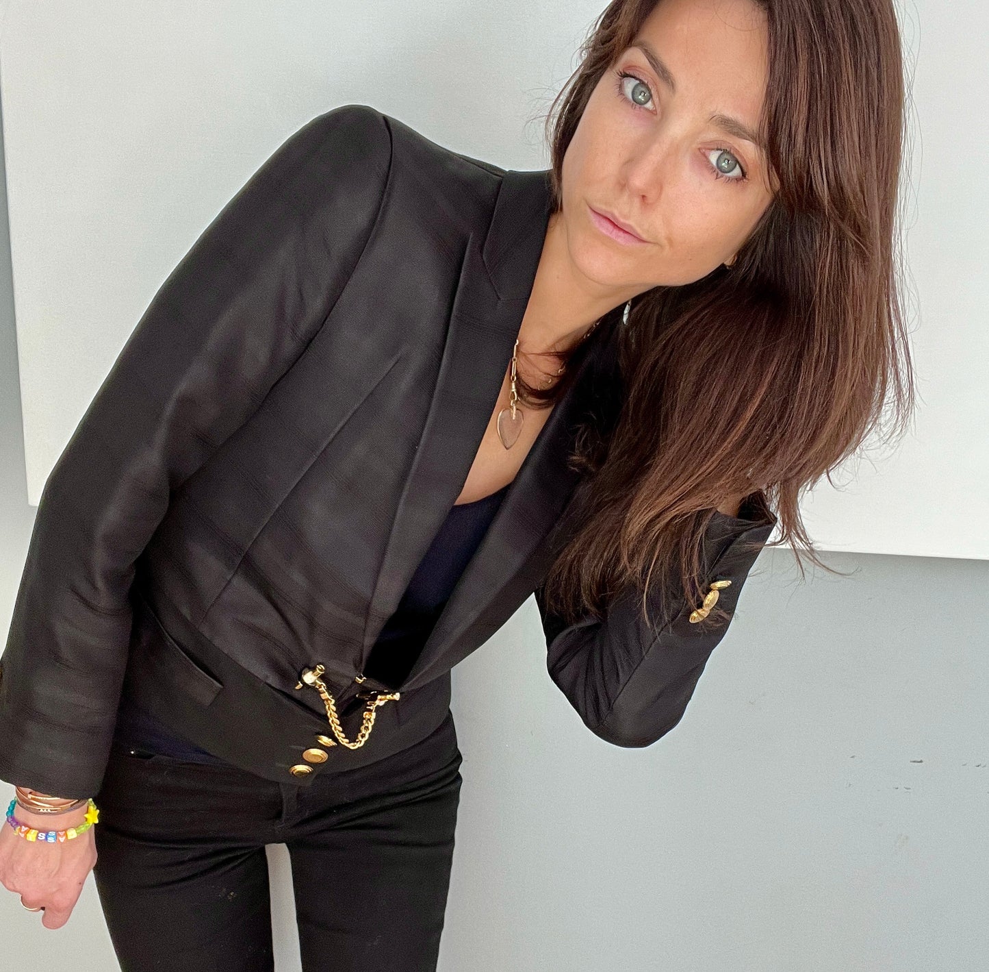 Cropped Blazer Jacket - XS