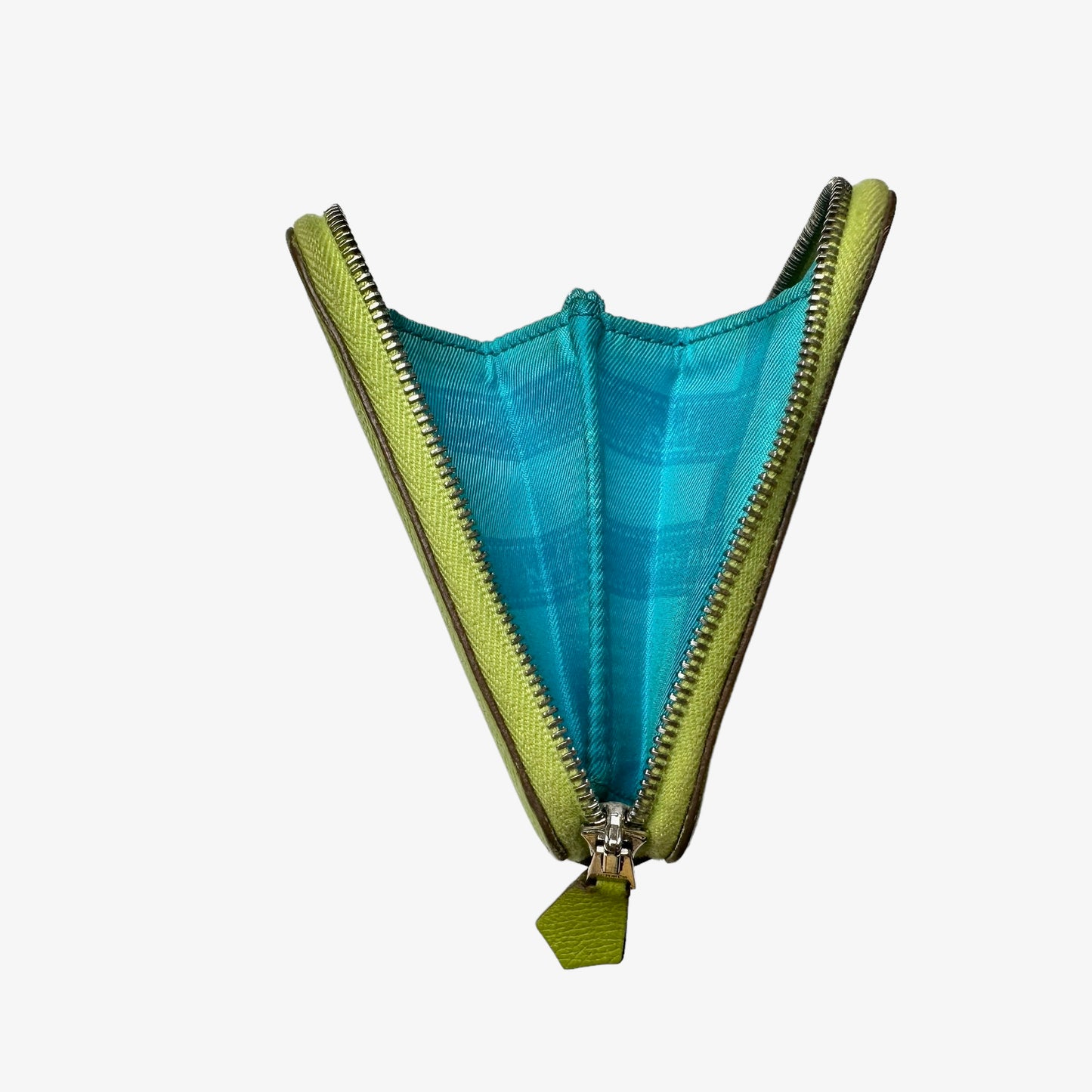 Lime Silk-In Classic Wallet