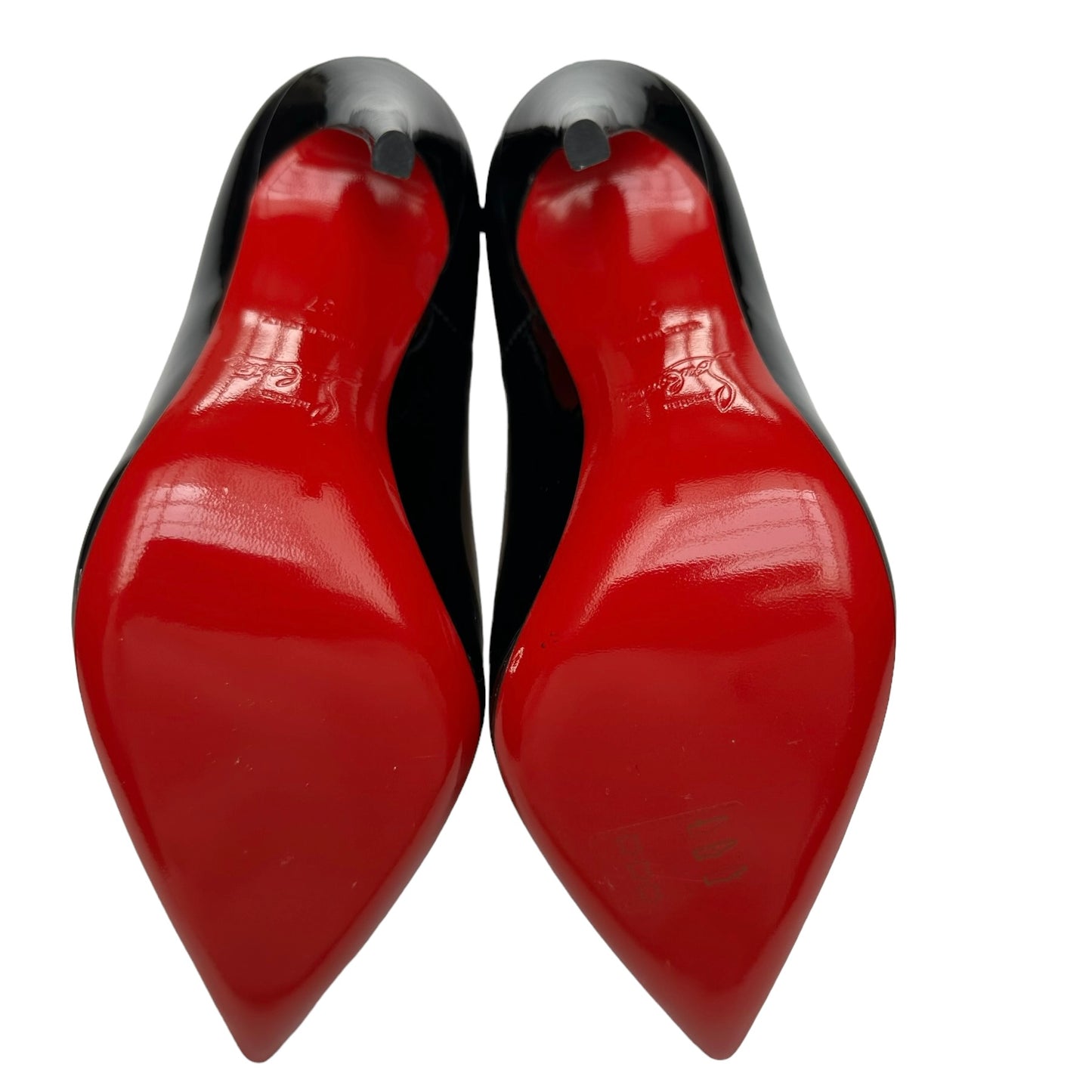 Black Patent Heels - 7