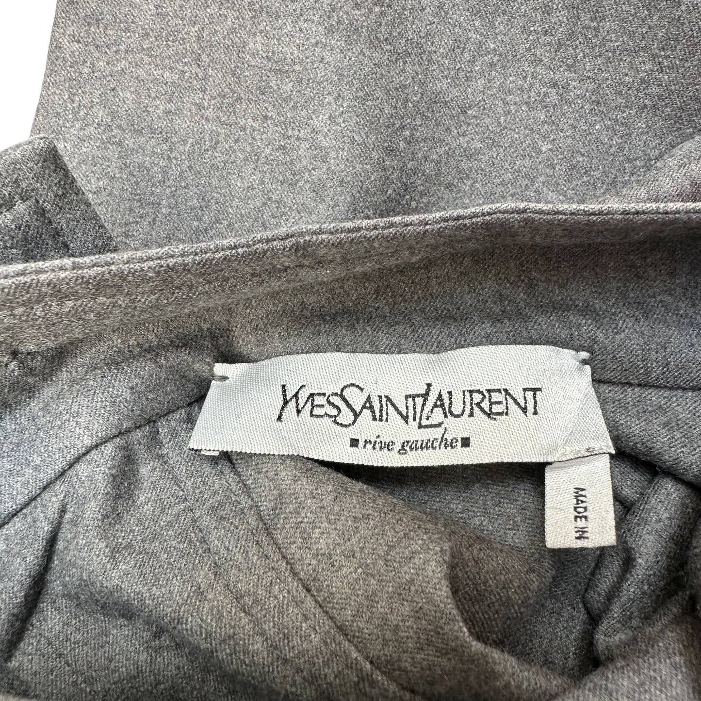 Grey Wool Vintage Tunique