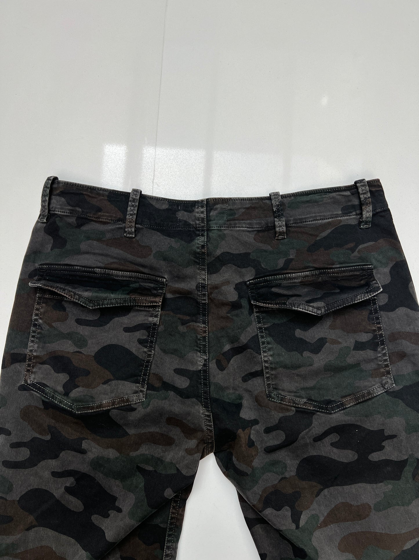 Military Print Cotton Pants - 6