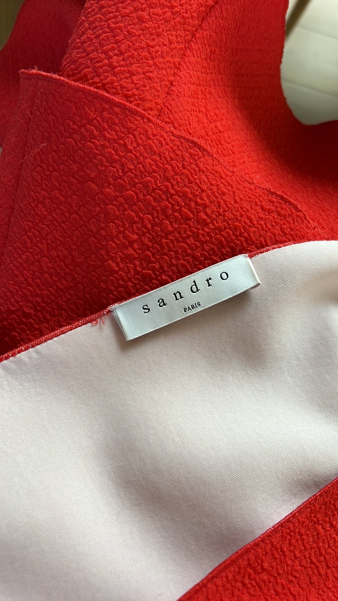 Red Orange Dress - XS