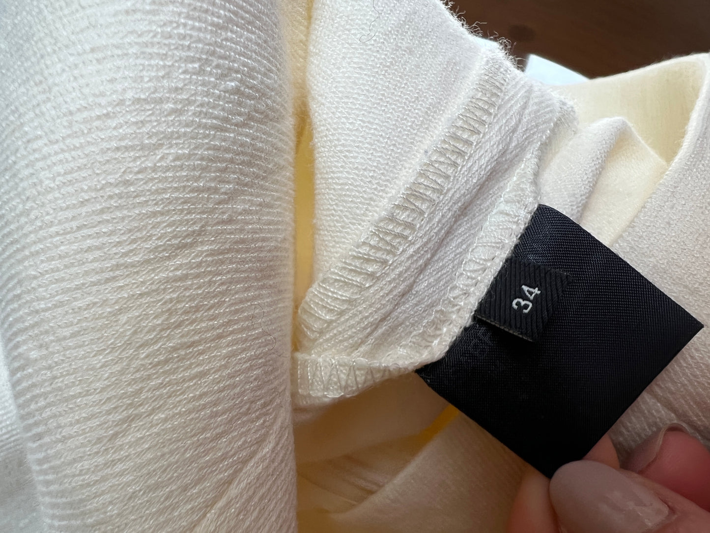 Cream Mini Dress - XS