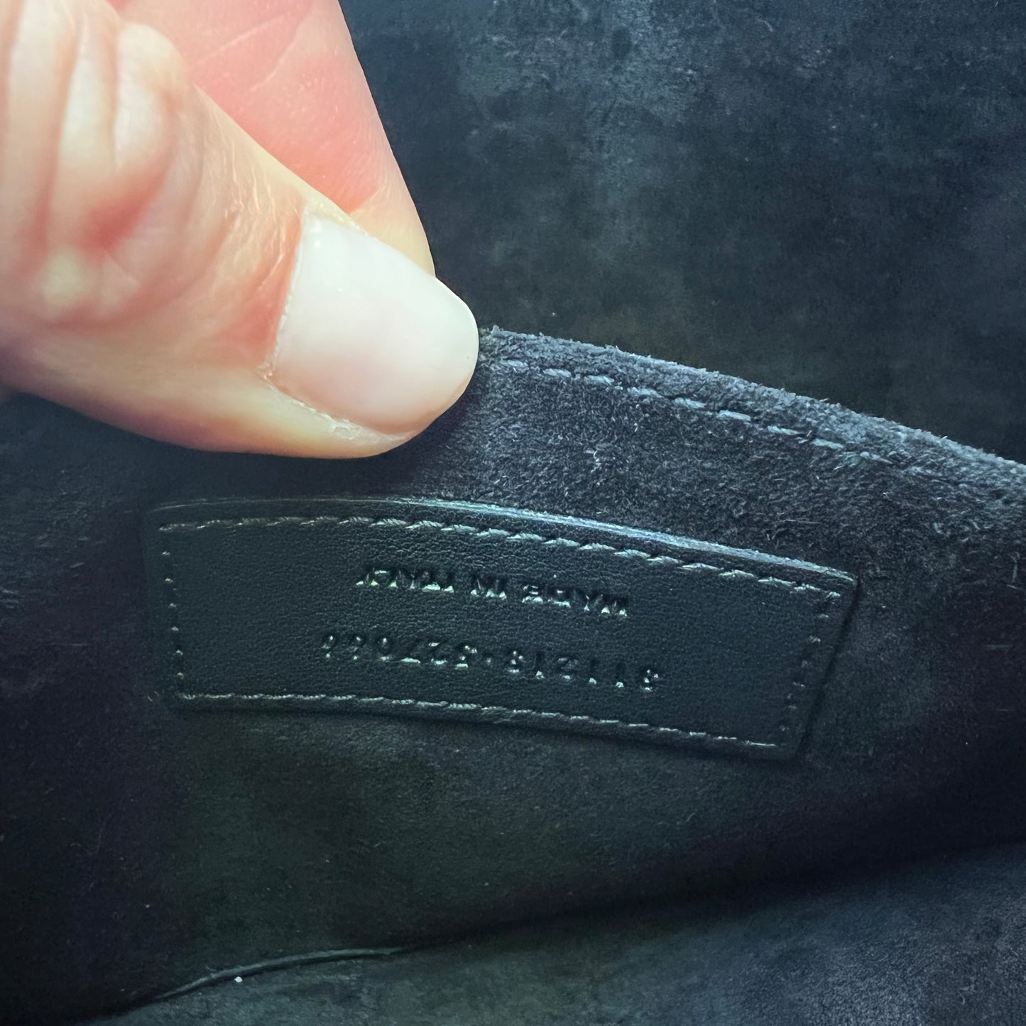 Black Leather Clutch