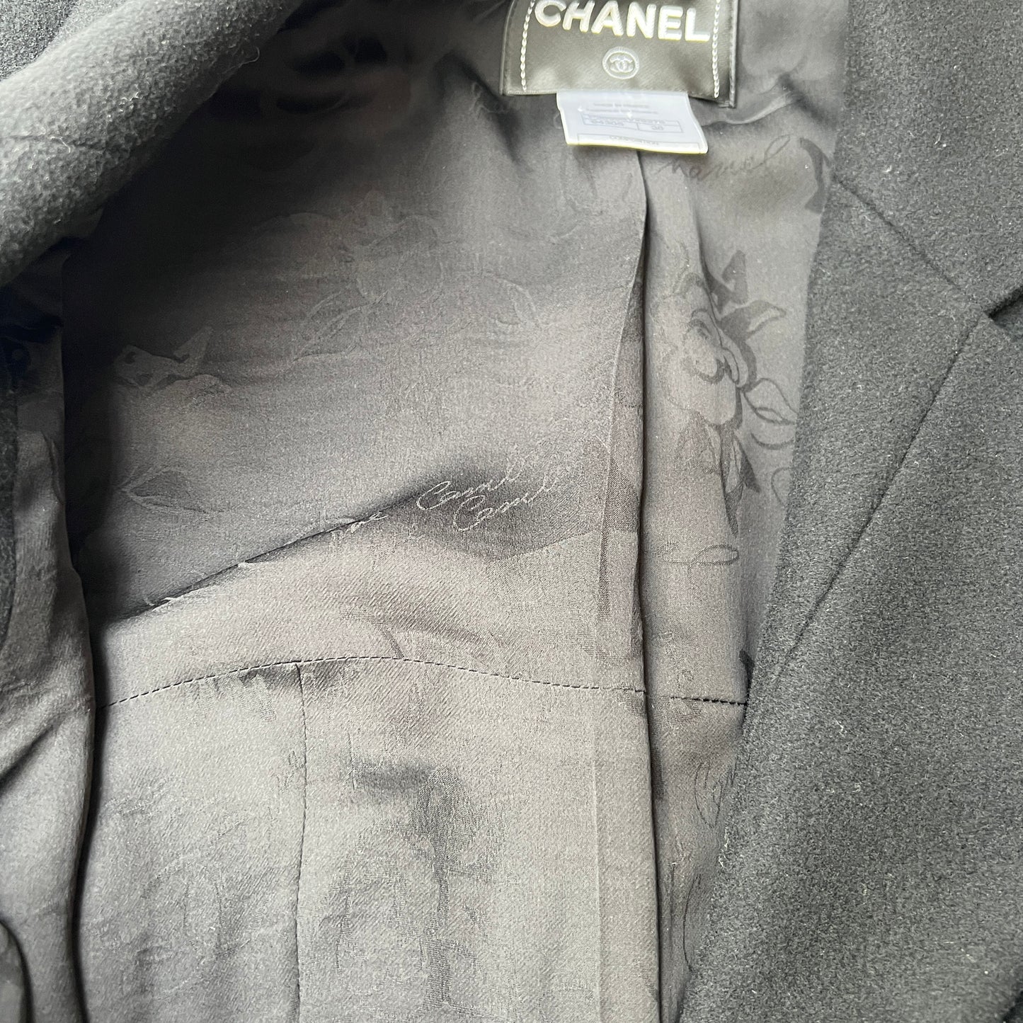 Black Wool Jacket - S/M