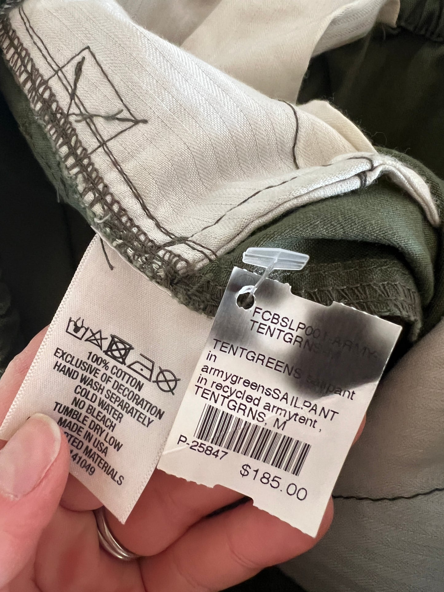 Cropped Kaki Pants - M