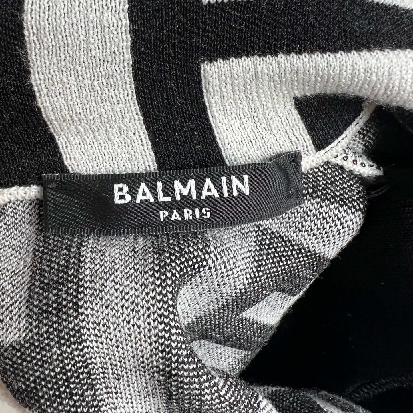 2022 Black & White Print Dress - XS