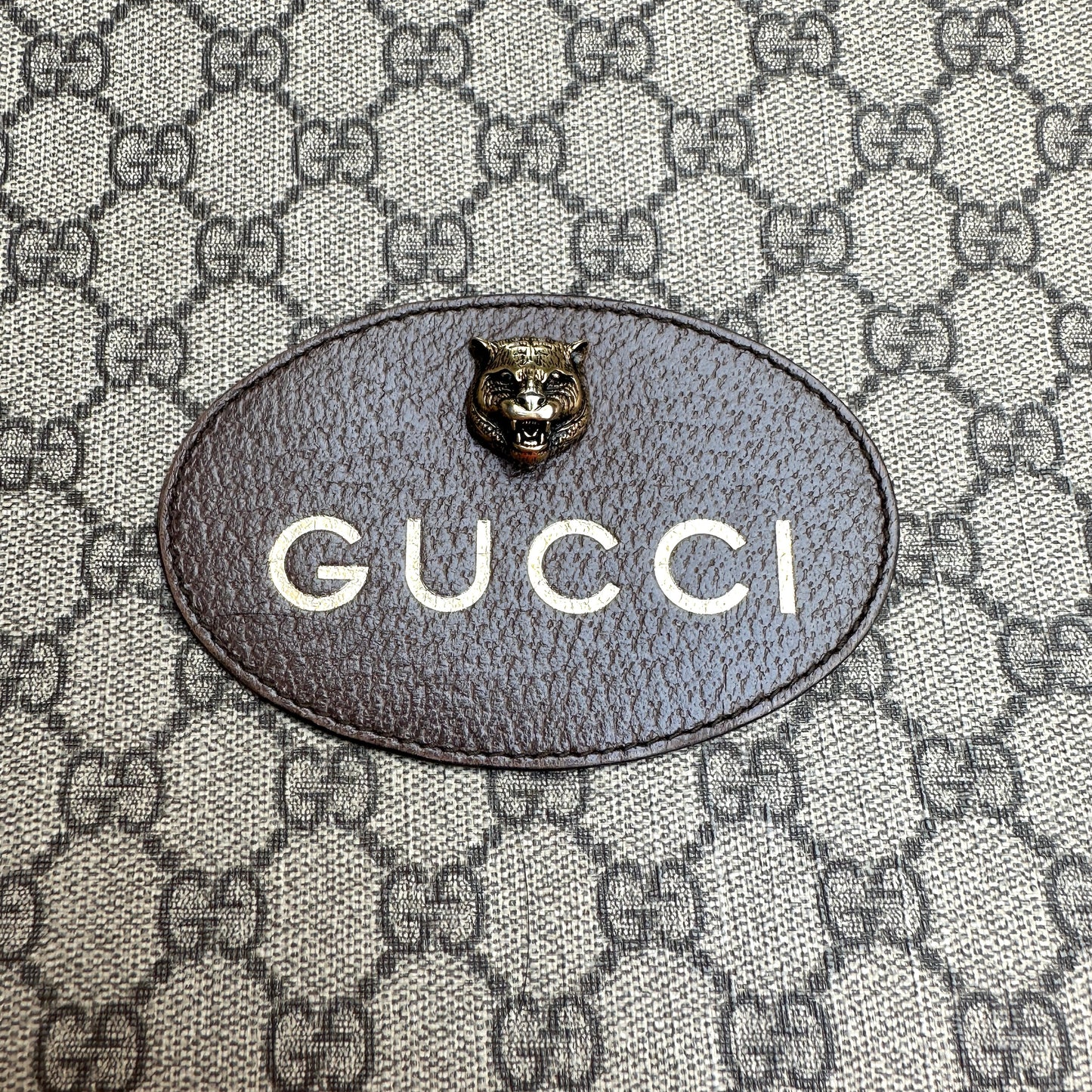 Tiger Monogram Clutch