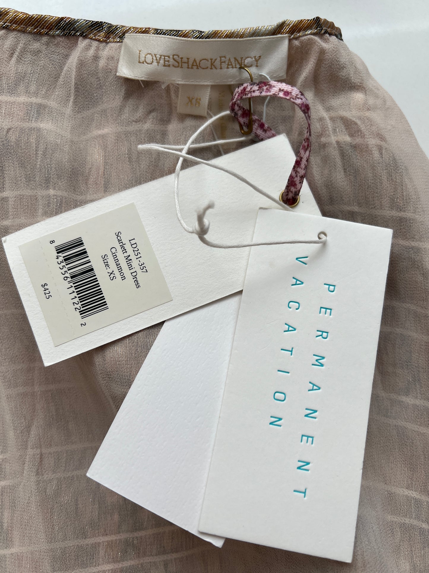 Scarlett Silk Mini Dress - XS