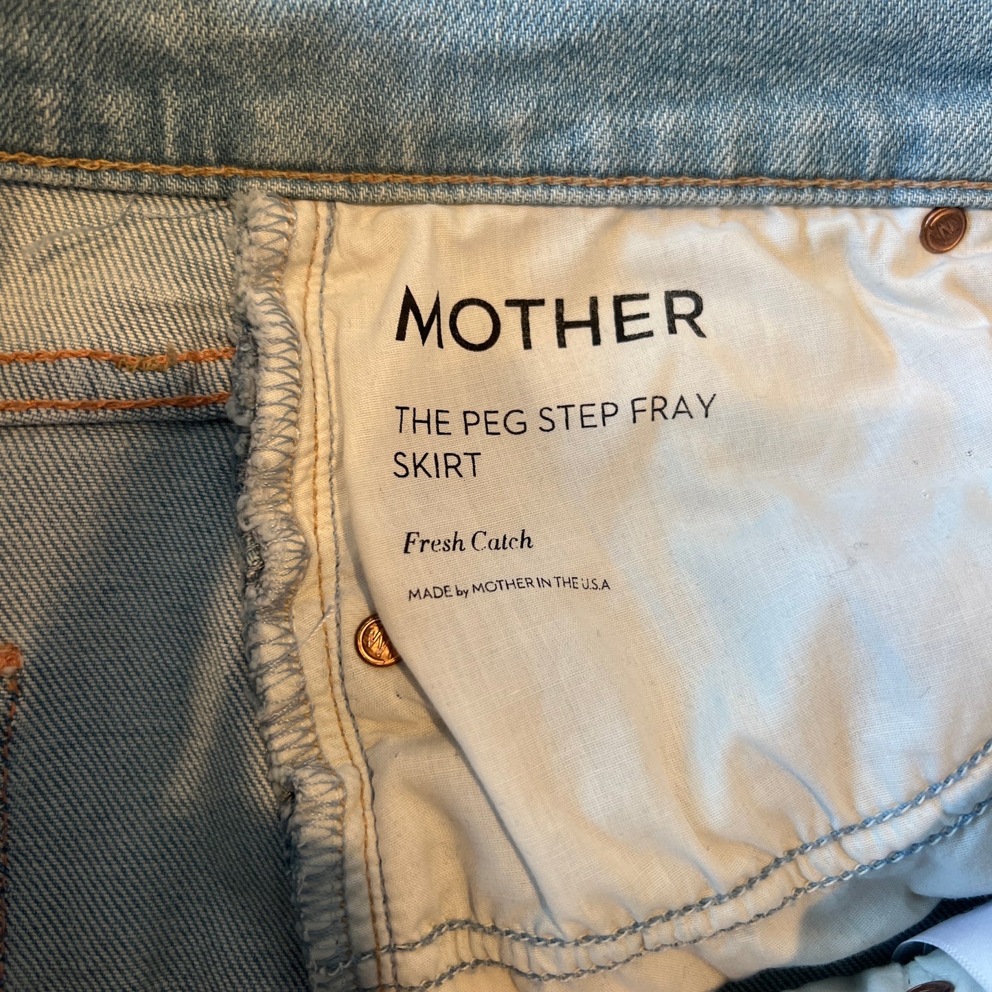 Light Blue Denim Skirt - 27