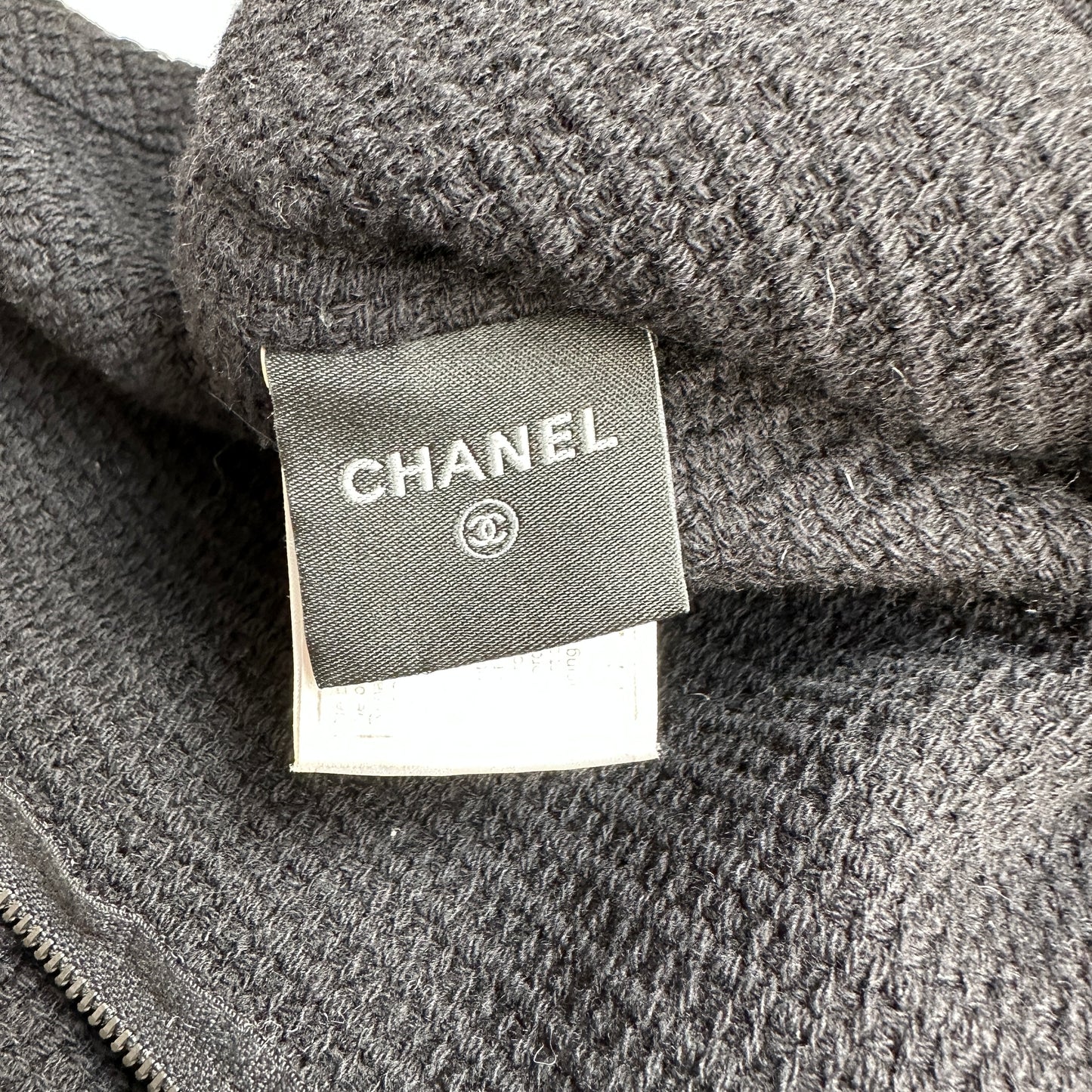 Black Wool Sport Dress - S