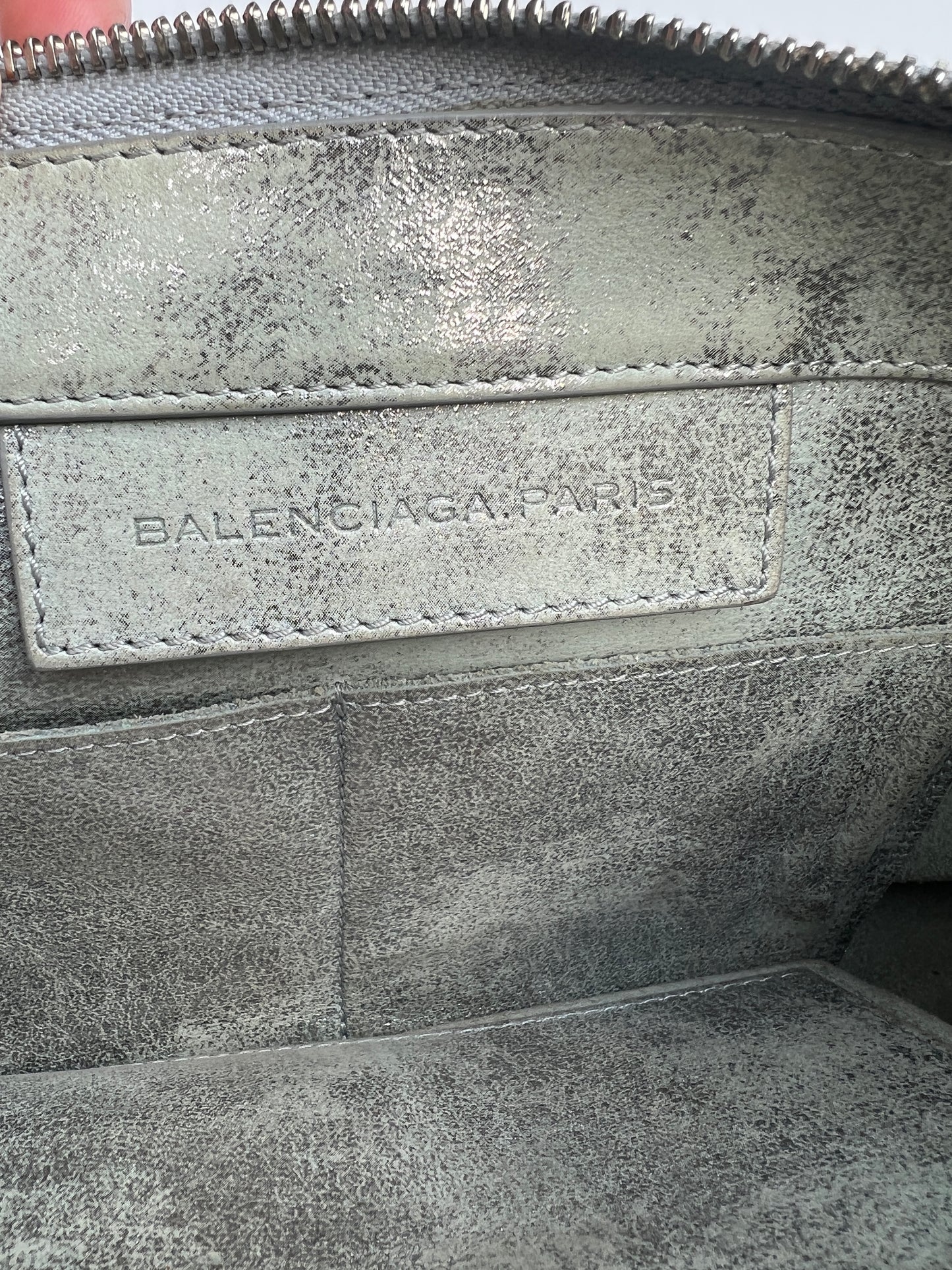 Silver Envelope Clutch