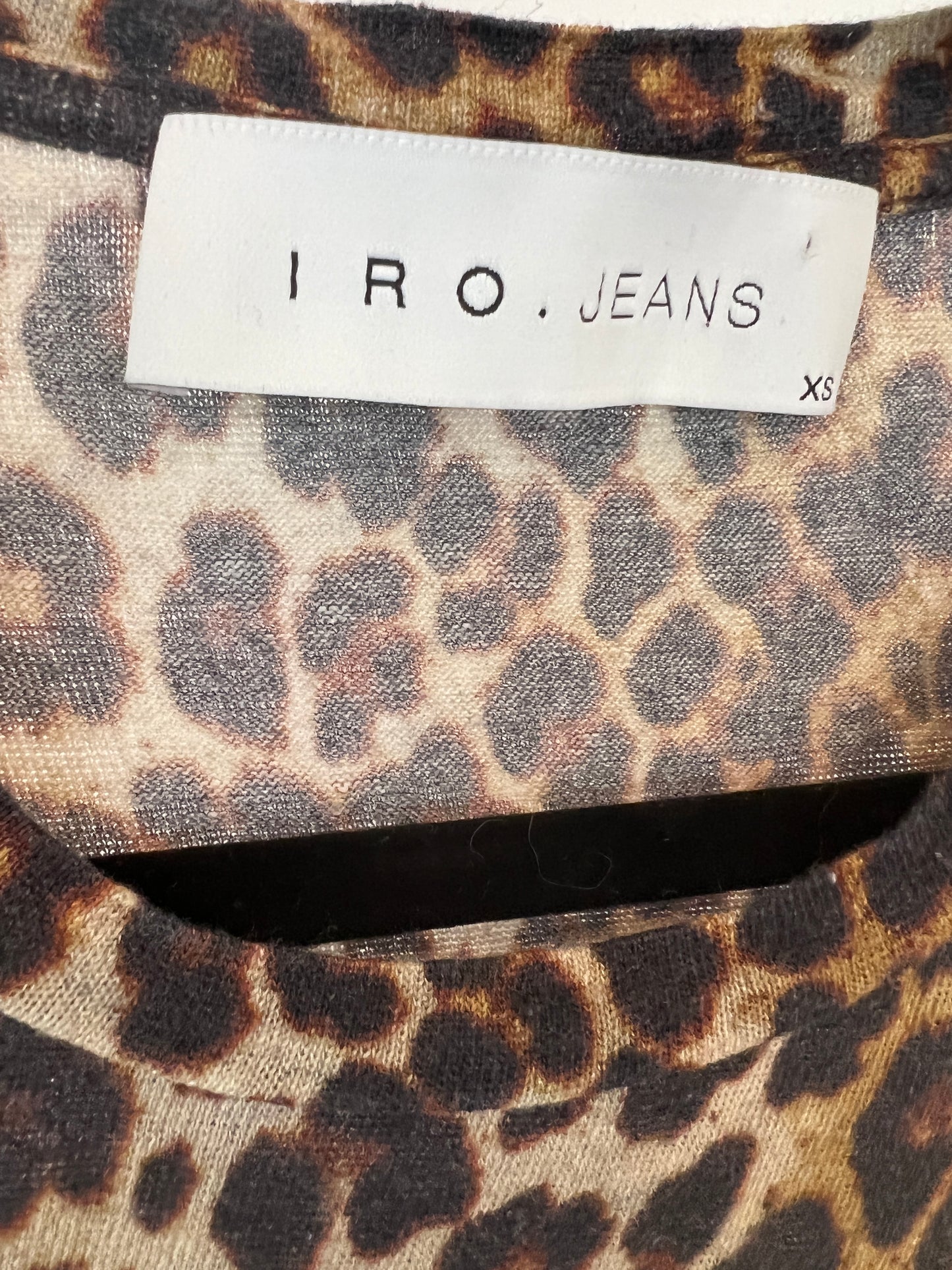 Leopard Print T-shirt - XS