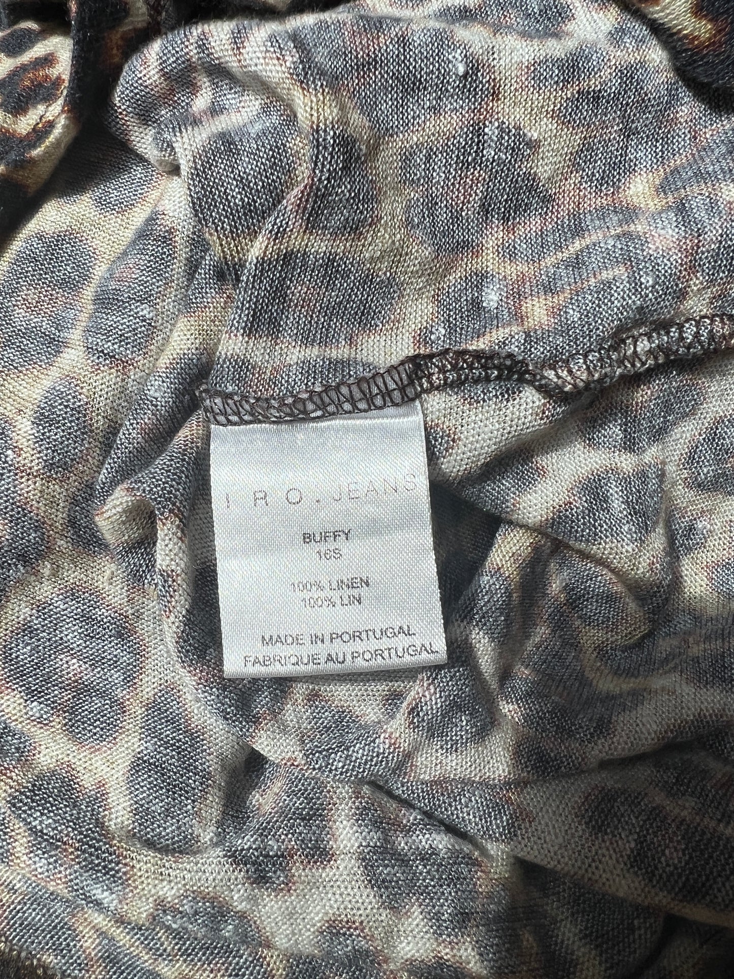 Leopard Print T-shirt - XS