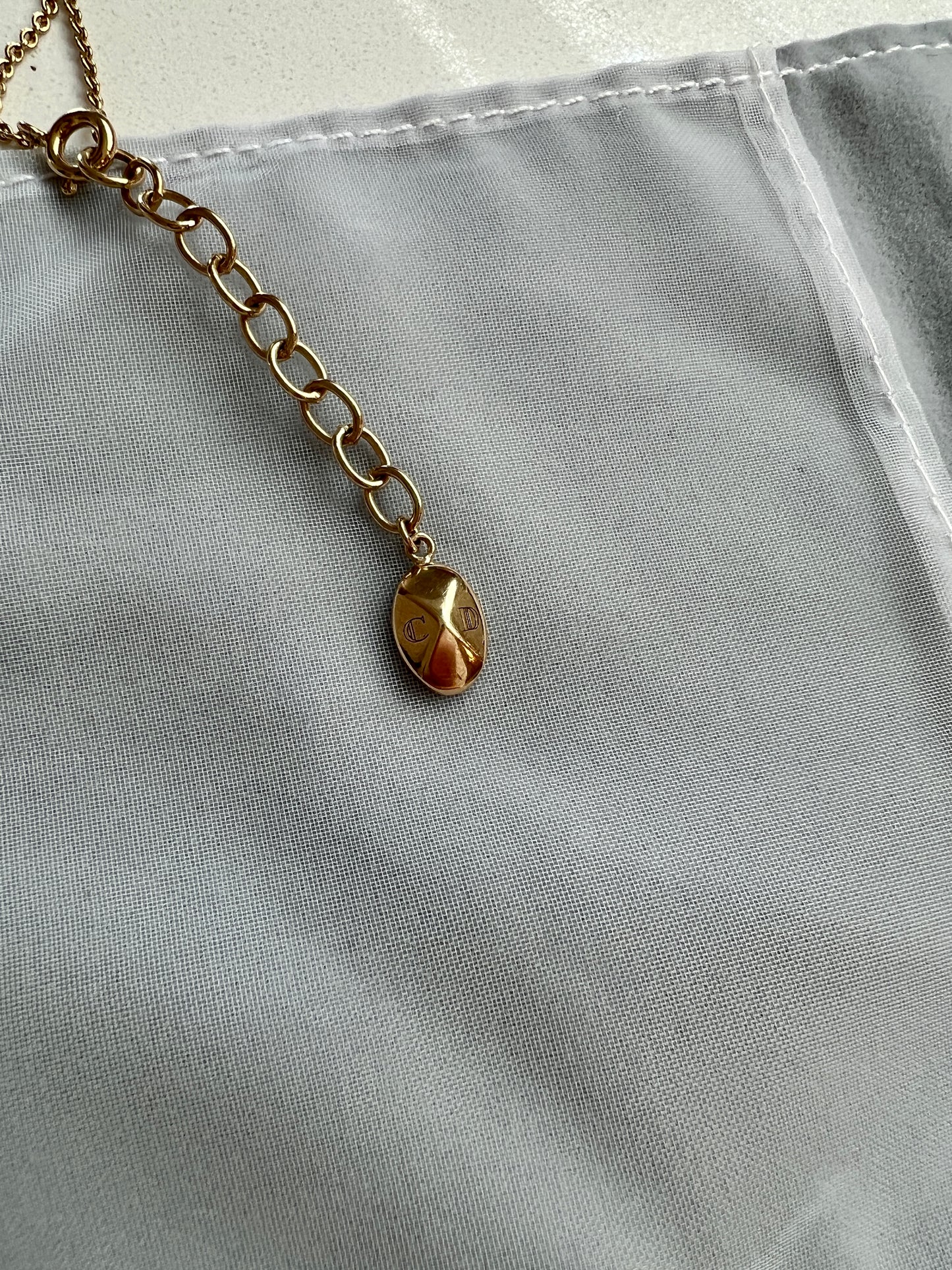 Long "Secret Cannage" Necklace