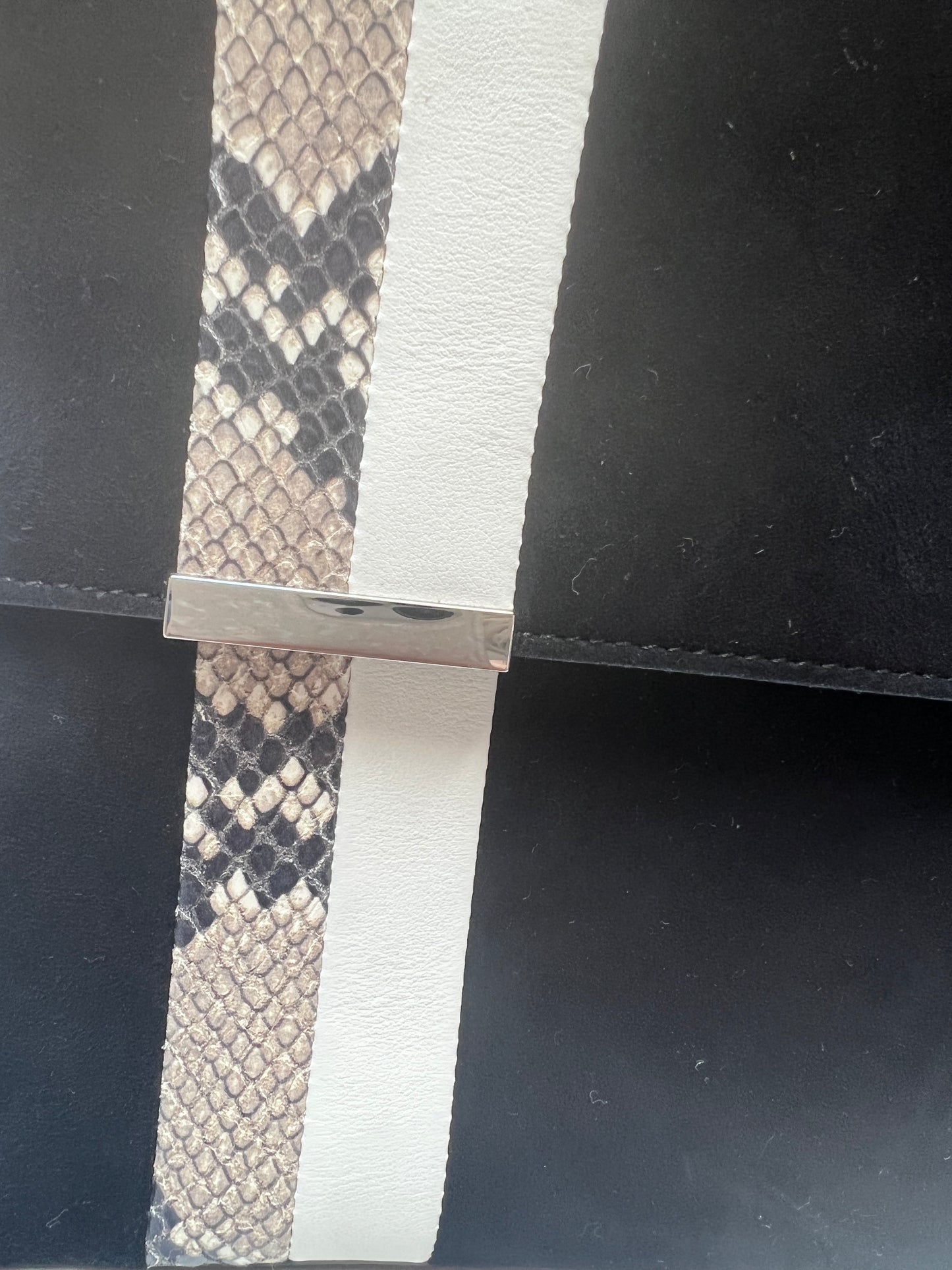 Black Suede Handle Bag